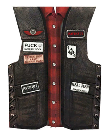 GTA Liberty City Angels of Death Leather Vest | Elite Jacket