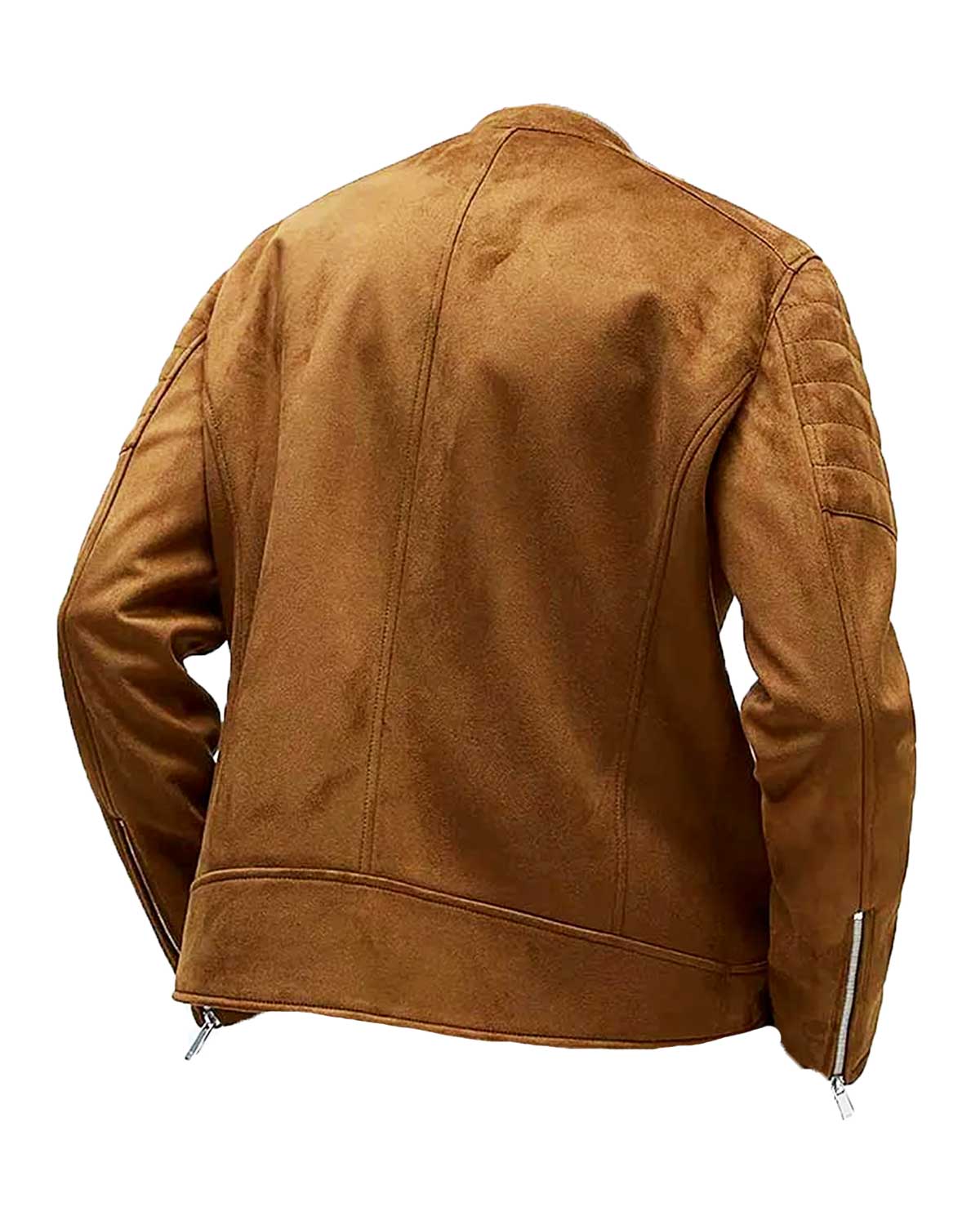 12 Dates of Christmas Garrett Marcantel Suede Biker Jacket 