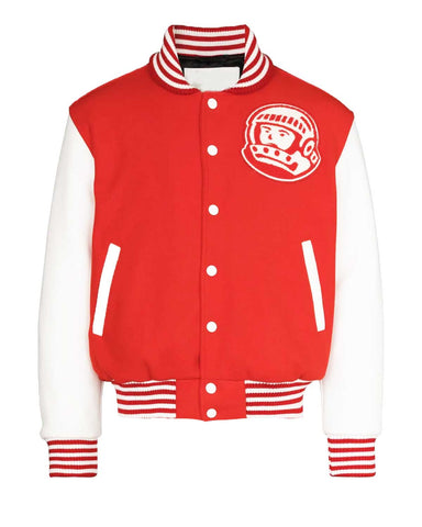 Billionaire Boys Club Red And White Varsity Jacket | Elite Jacket