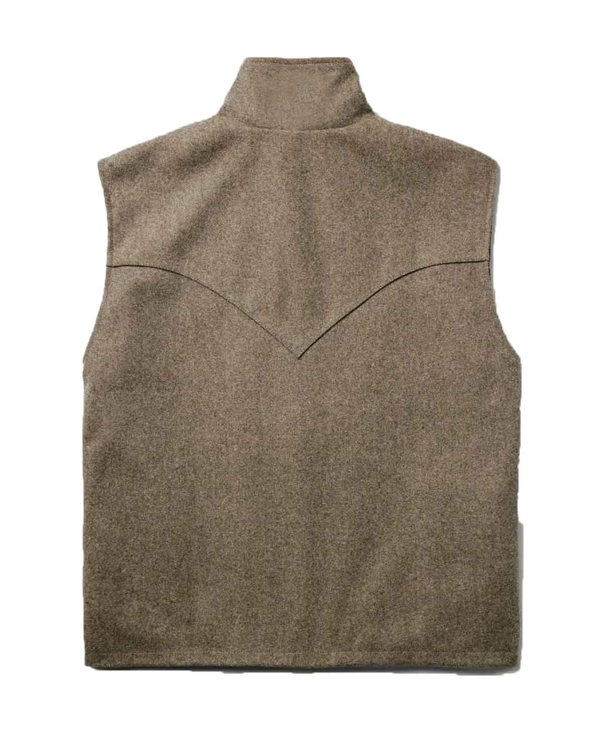 Mens Western Classic Cowboy Wool Vest | Elite Jacket