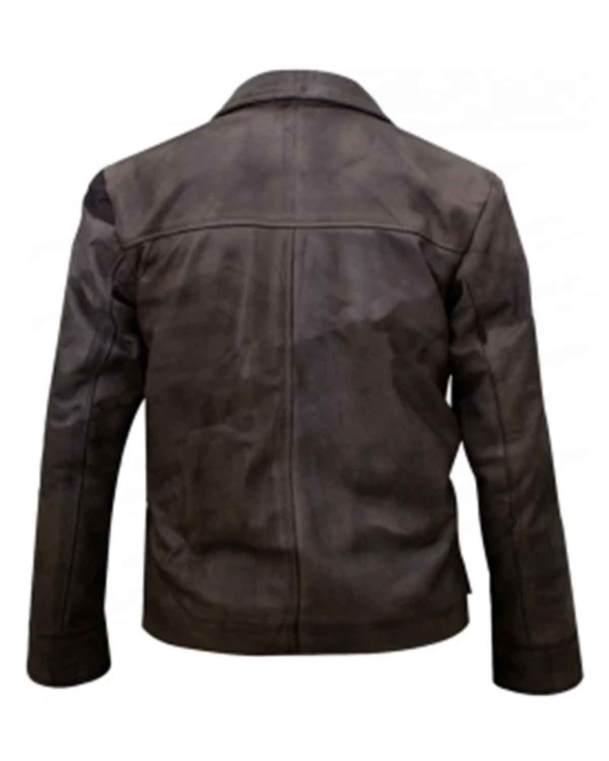 Jason Voorhees Mortal Kombat Brown Leather Jacket 