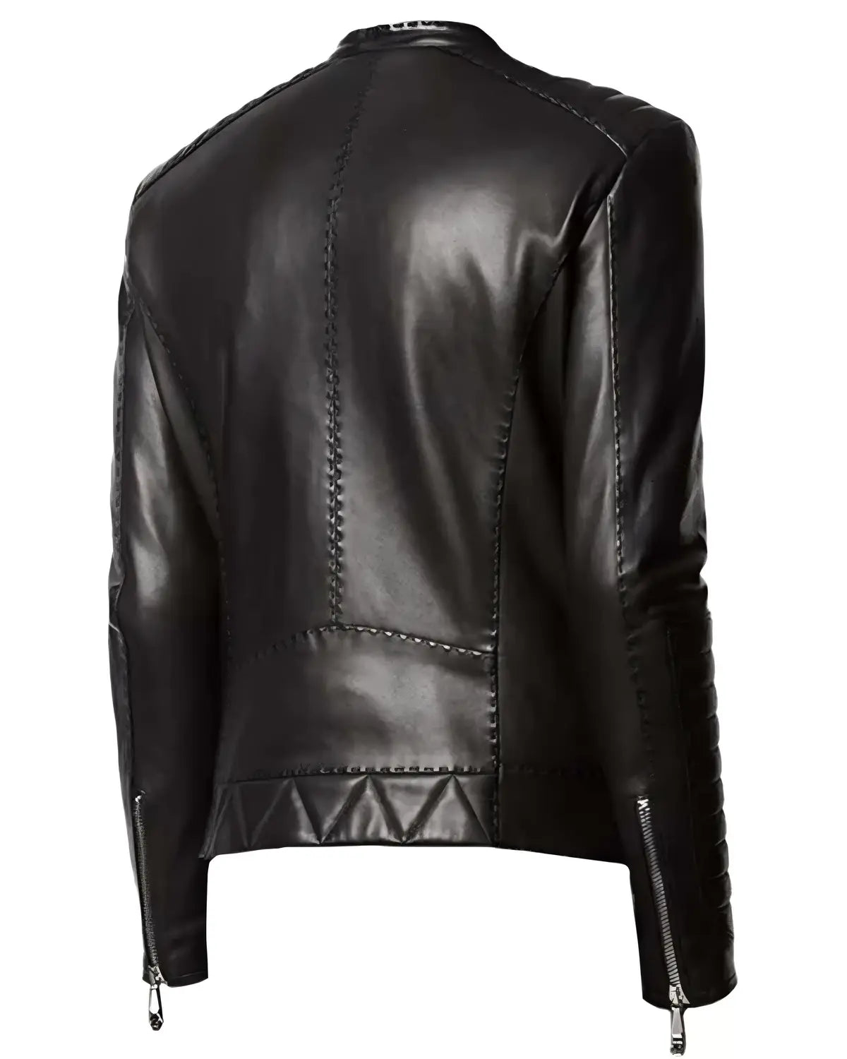 Black Quilted Leather Jacket For Mens | Elite Jacket