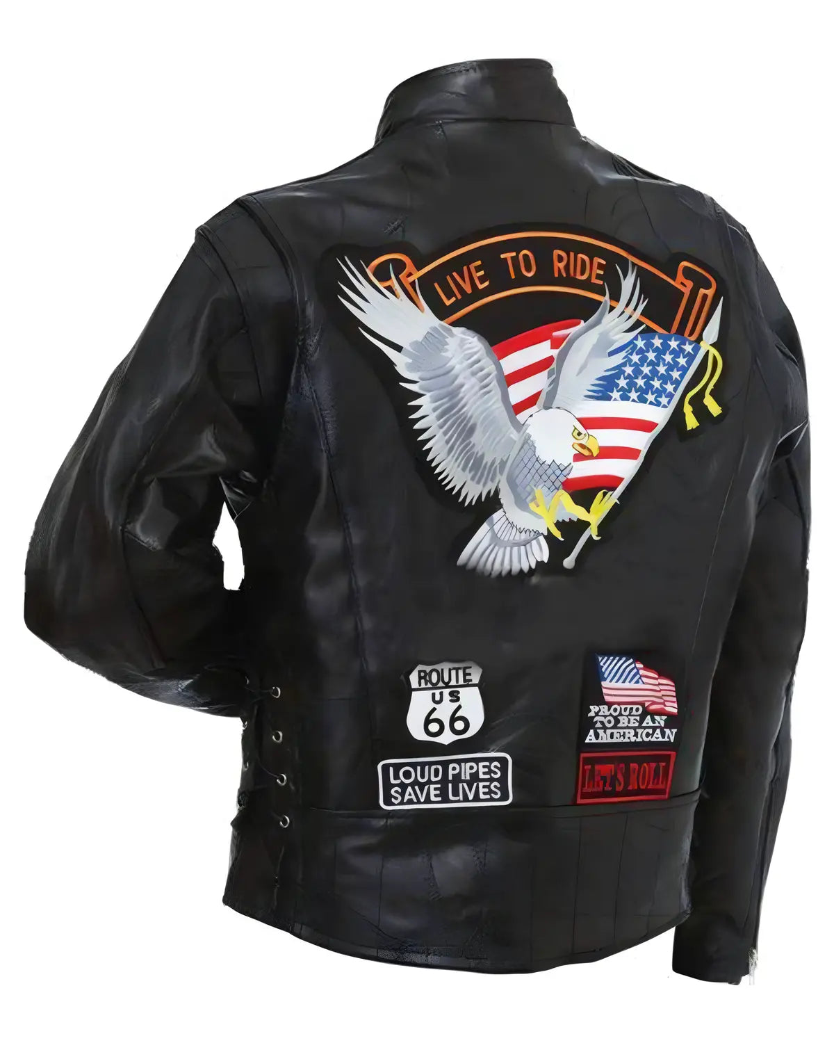 American Eagle Riding Black Leather Jacket | Elite Jacket