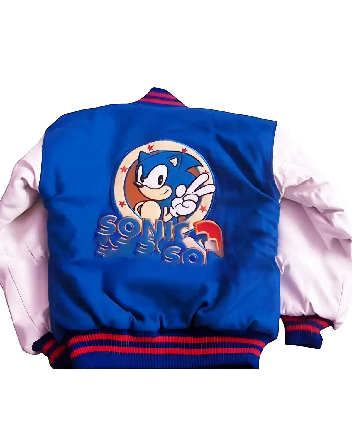 Sonic the Hedgehog Bomber Letterman Jacket | Elite Jacket