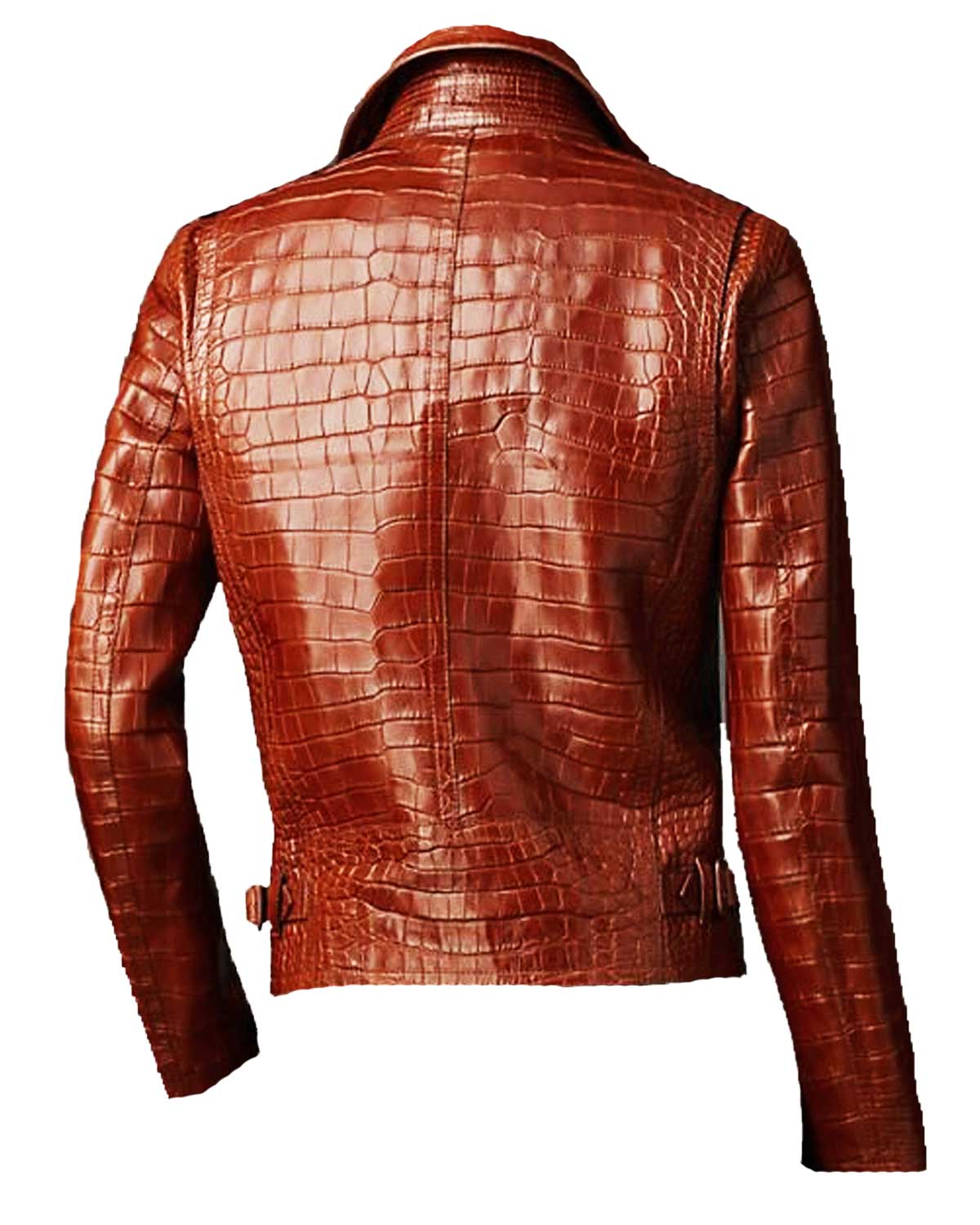 Crocodile Alligator Leather Motorcycle Jacket | Elite Jacket