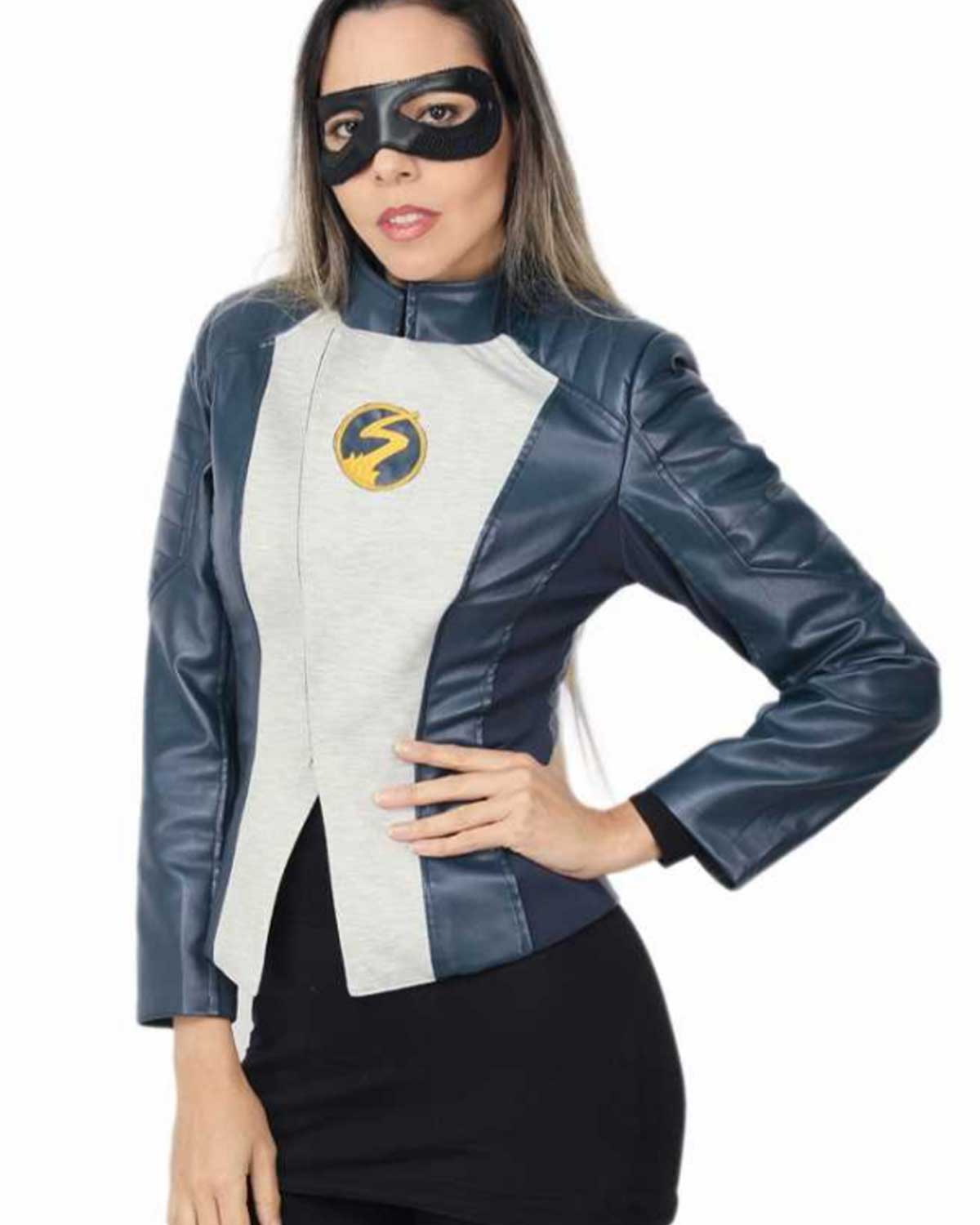 Womens Blue The Flash Nora West Allen Jacket | Elite Jacket