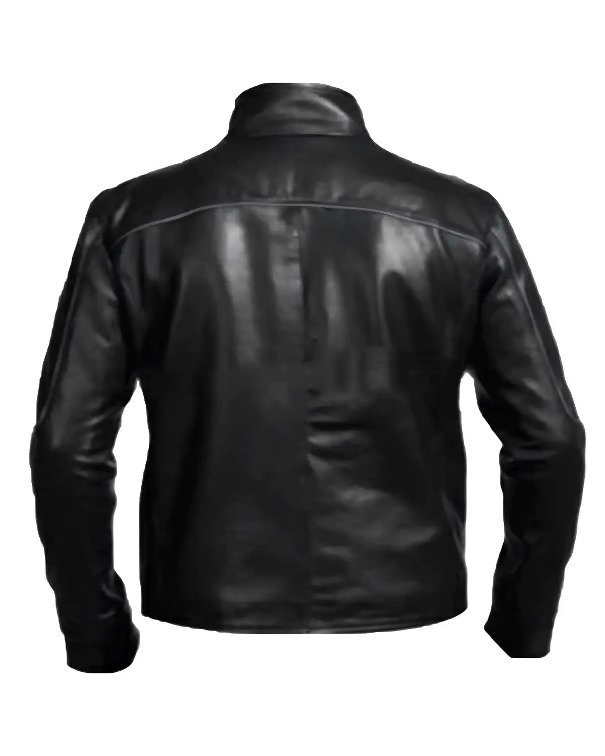 Mens Punisher Skull Black Leather Jacket | Elite Jacket