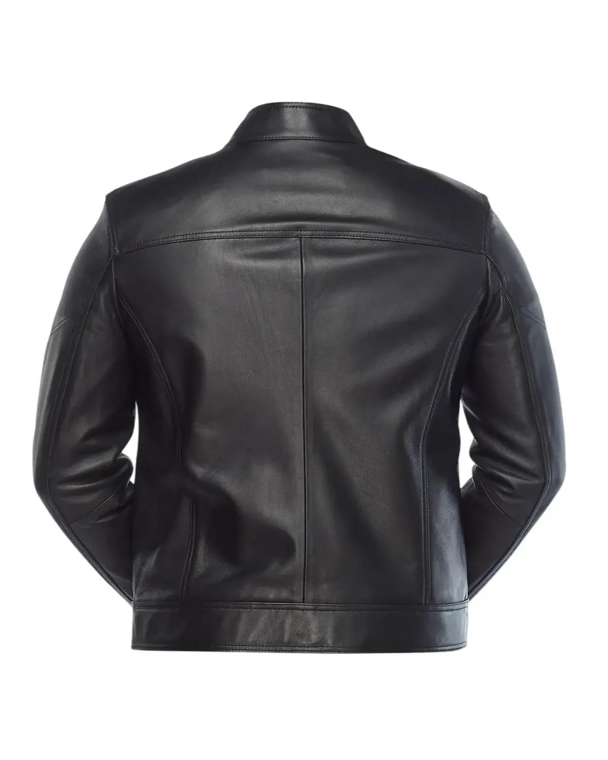 Mens Soft Black Biker Leather Jacket | Elite Jacket