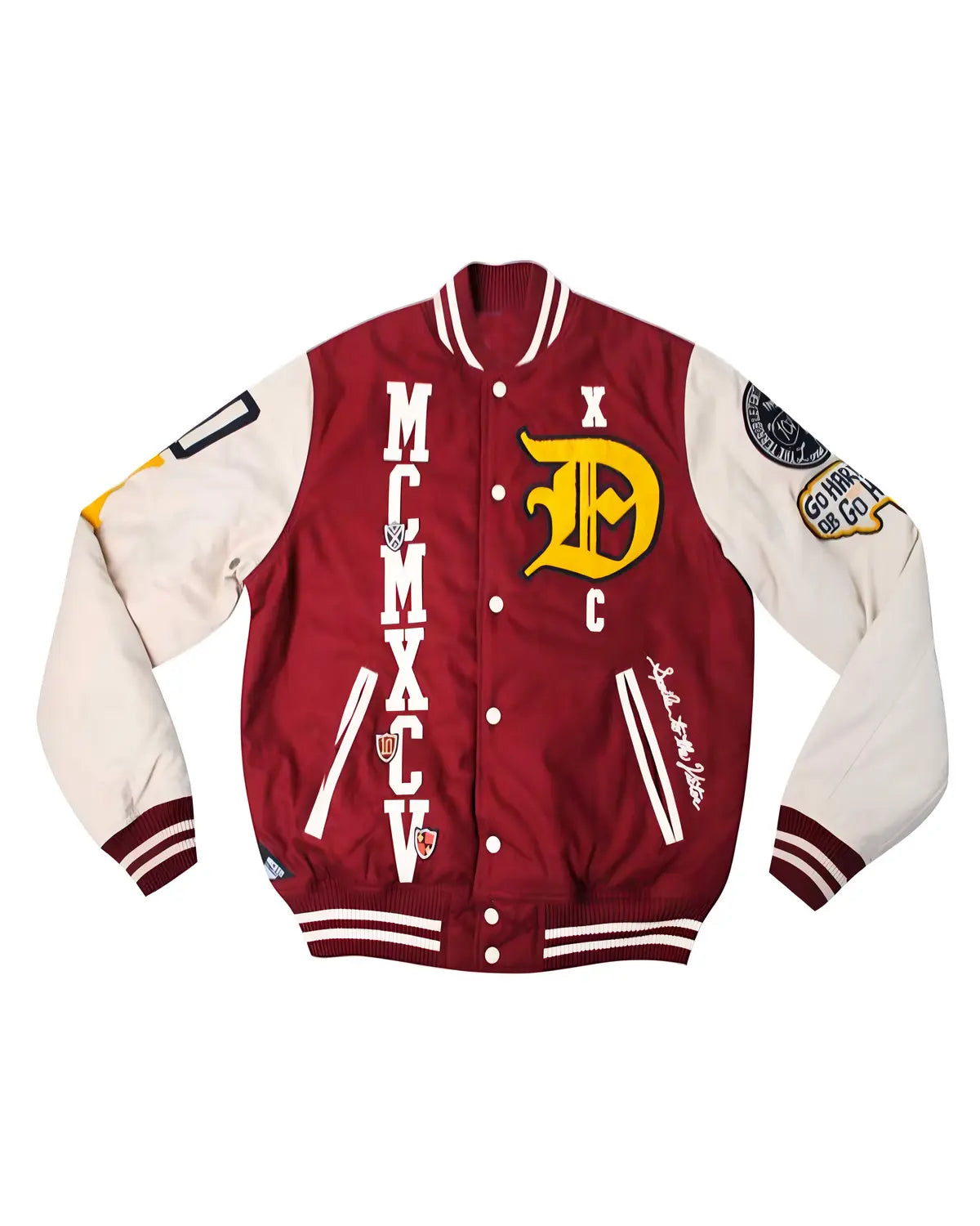 Mens 10 Deep Loose Cannon MCMXCV Varsity Jacket | Elite Jacket