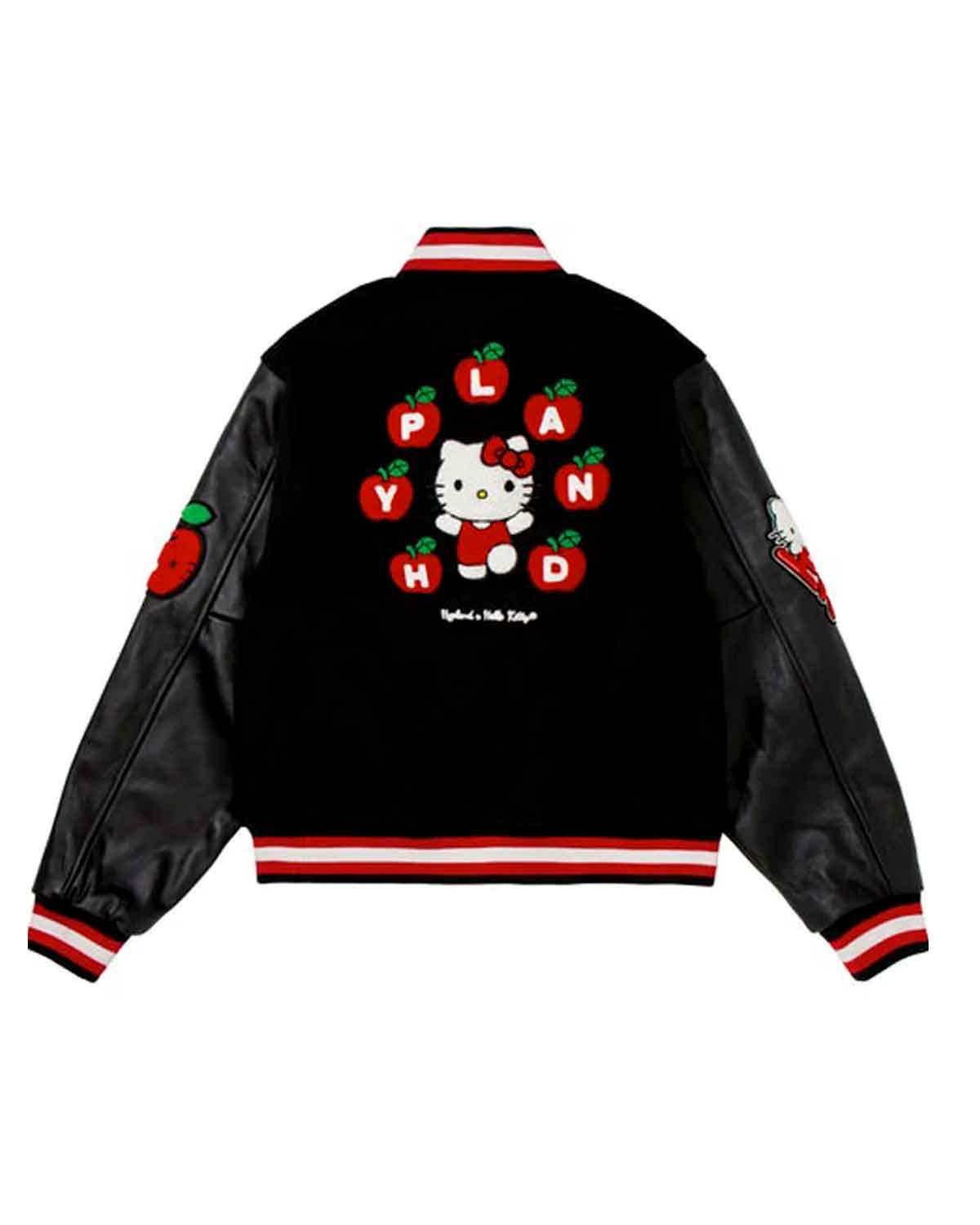 Hello Kitty Apples Letterman Varsity Jacket