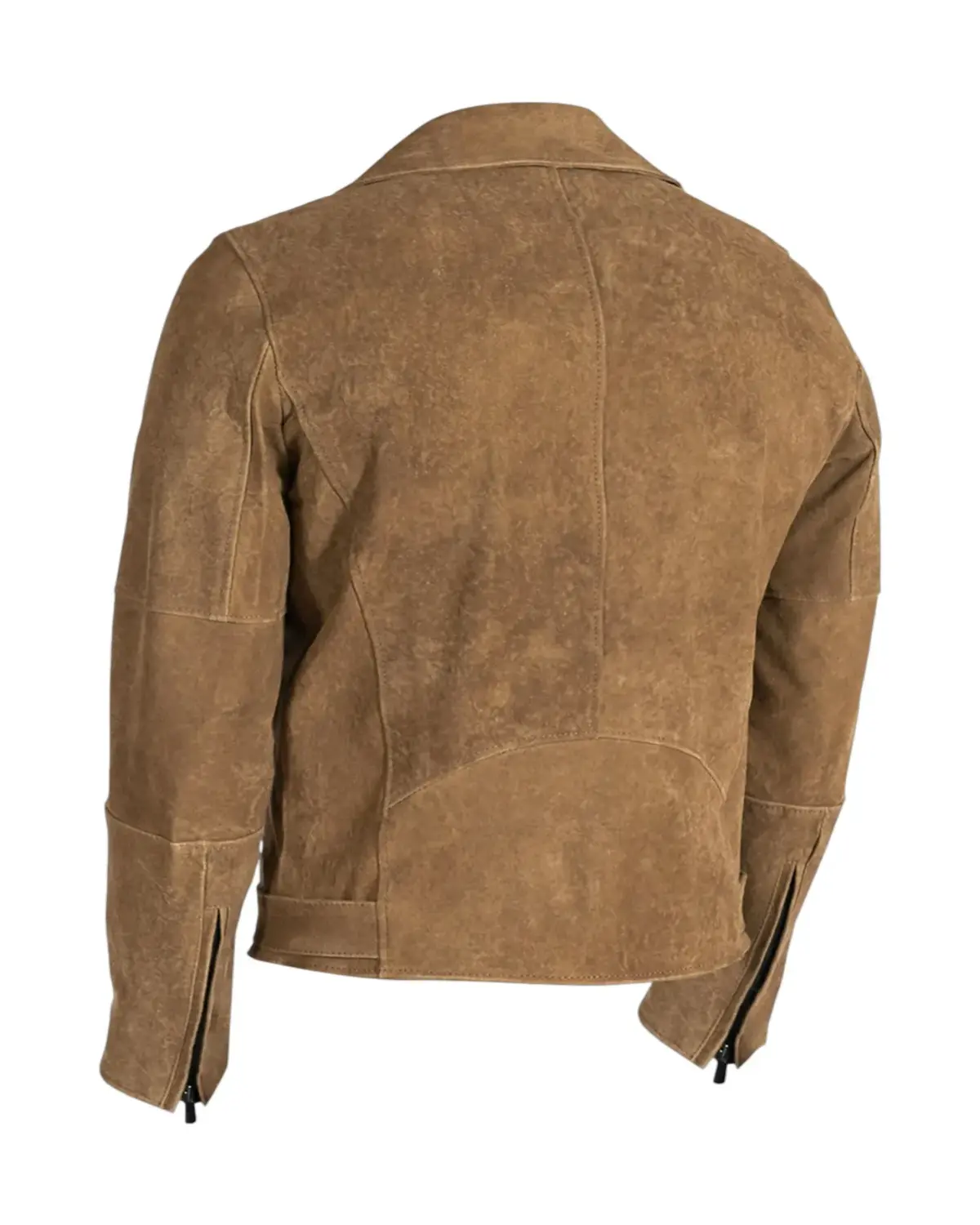 Mens Perfecto Brown Suede Leather Jacket | Elite Jacket