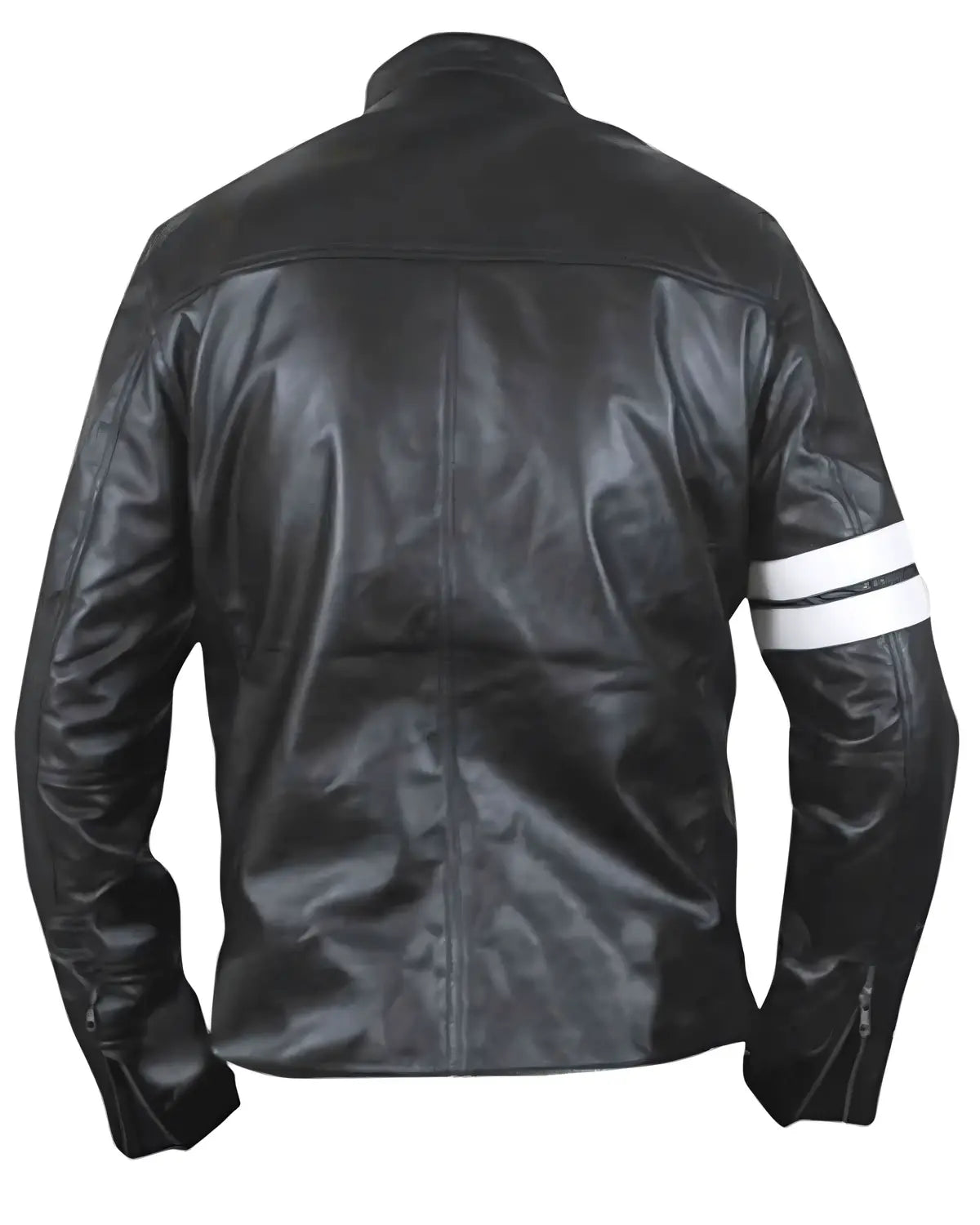 Mens John Tanner Driver San Francisco Black Leather Jacket