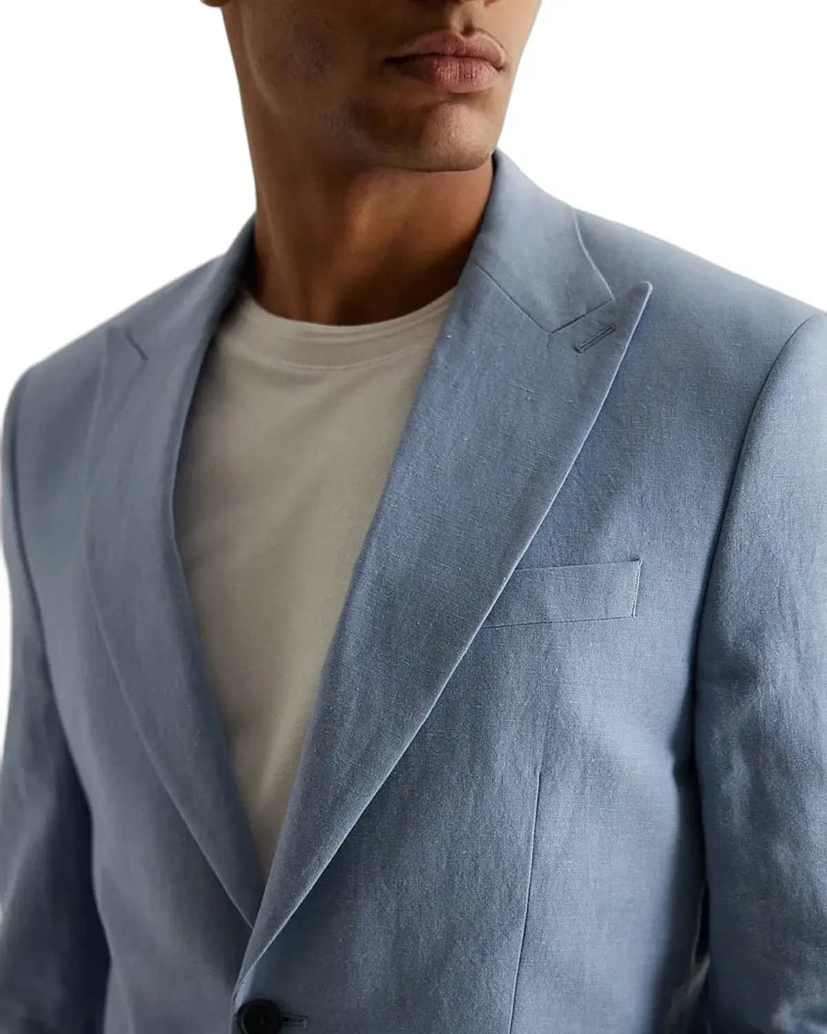 Mens Classic Light Blue Tuxedo Suit | Premium Collection