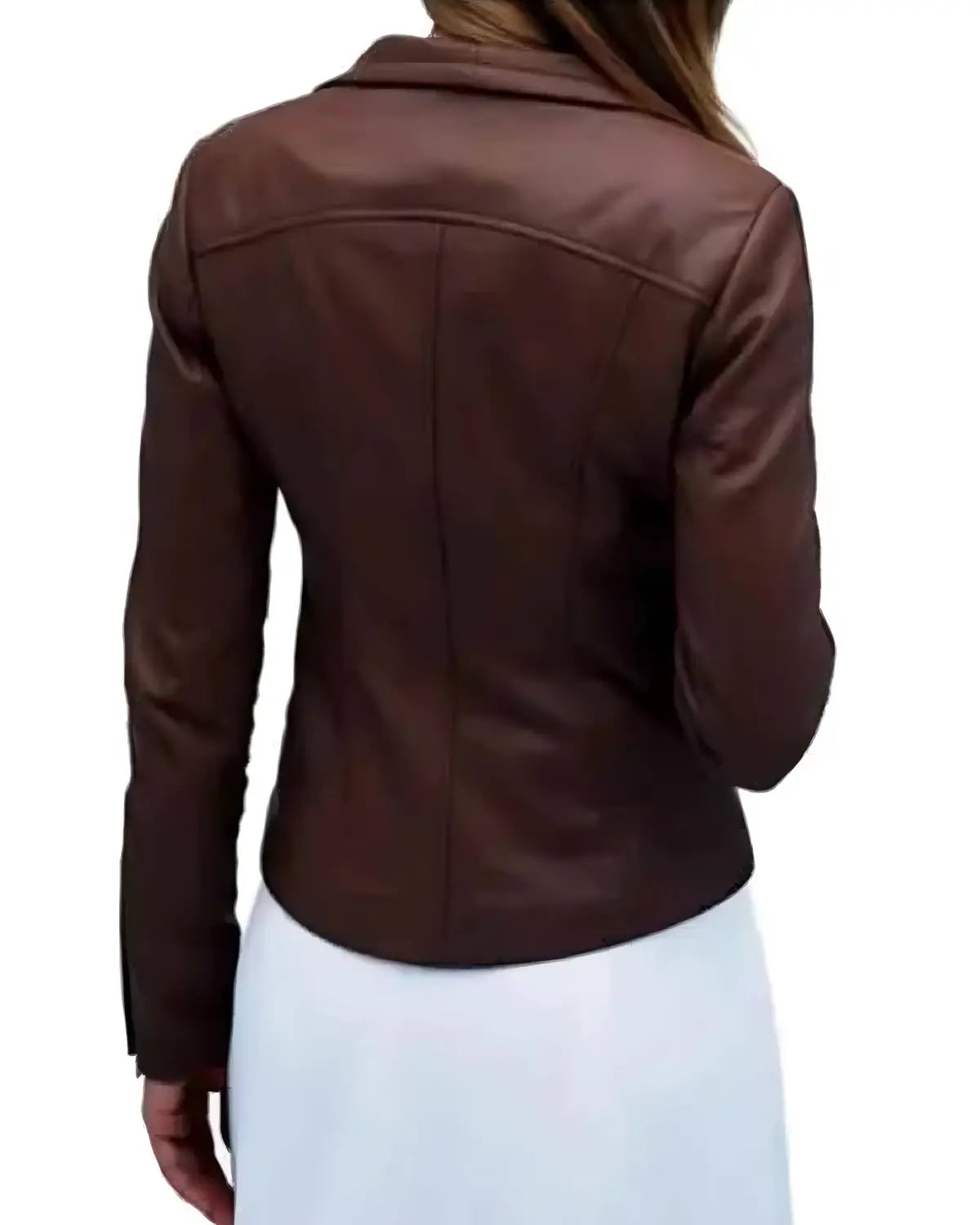 Arrow TV Series Lyla Michaels Brown Leather Jacket For Womens