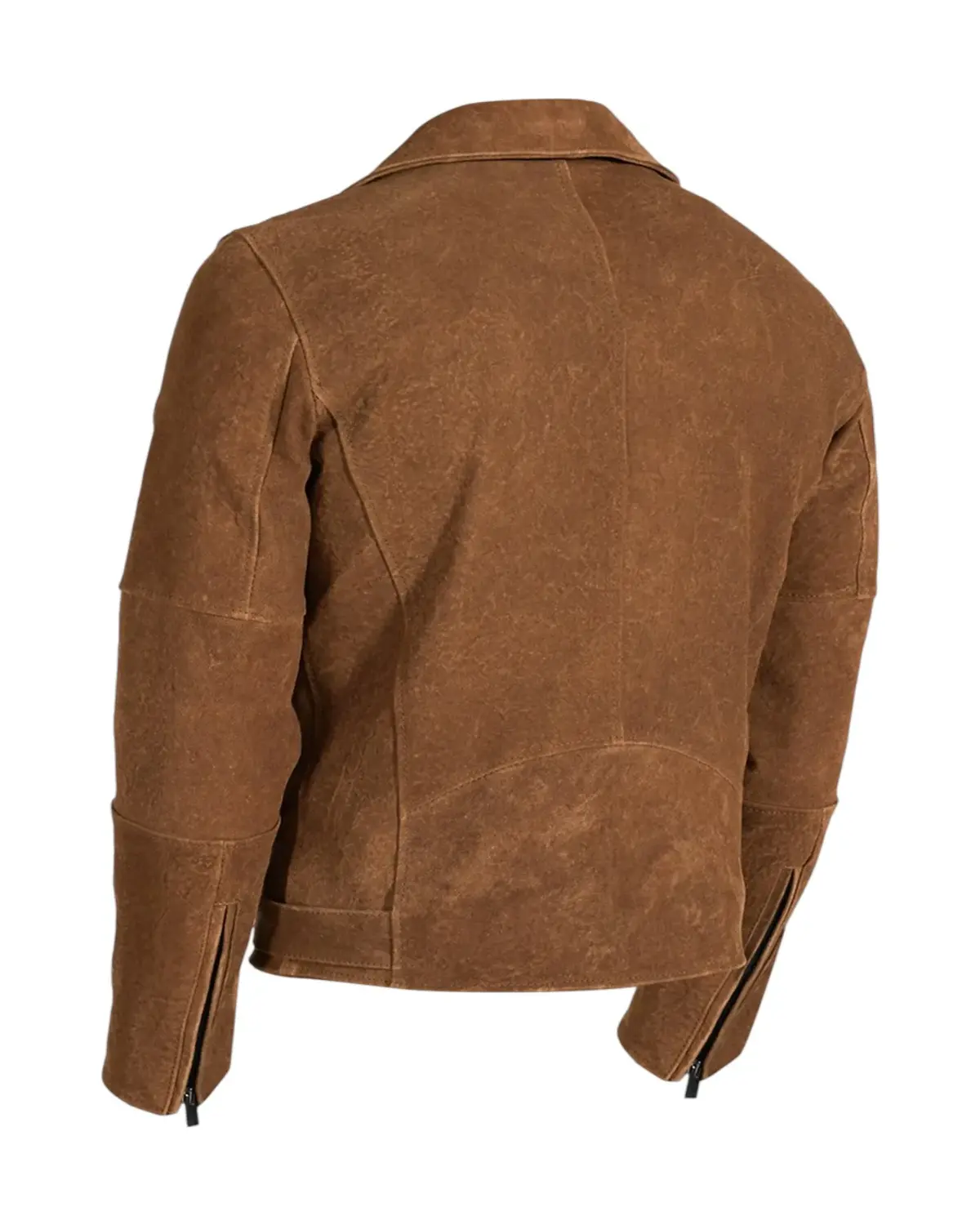 Mens Camel Brown Suede Leather Jacket | Elite Jacket