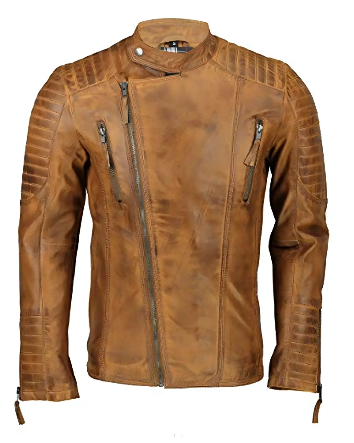 Mens Brown Leather Jacket With Fur | Elite Jacket