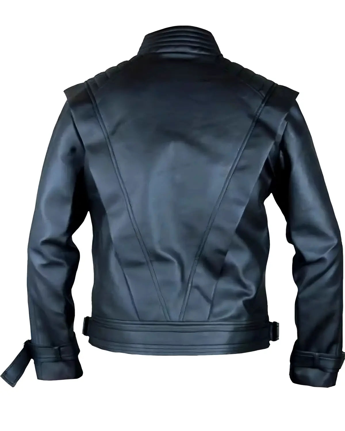 Mens Michael Jackson Thriller Black Costume Leather Jacket