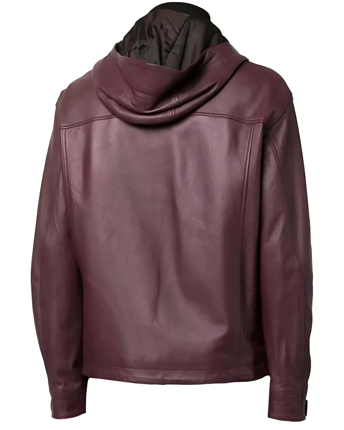 Mens Maroon Zip Up Jacket Hoodie | Elite Jacket