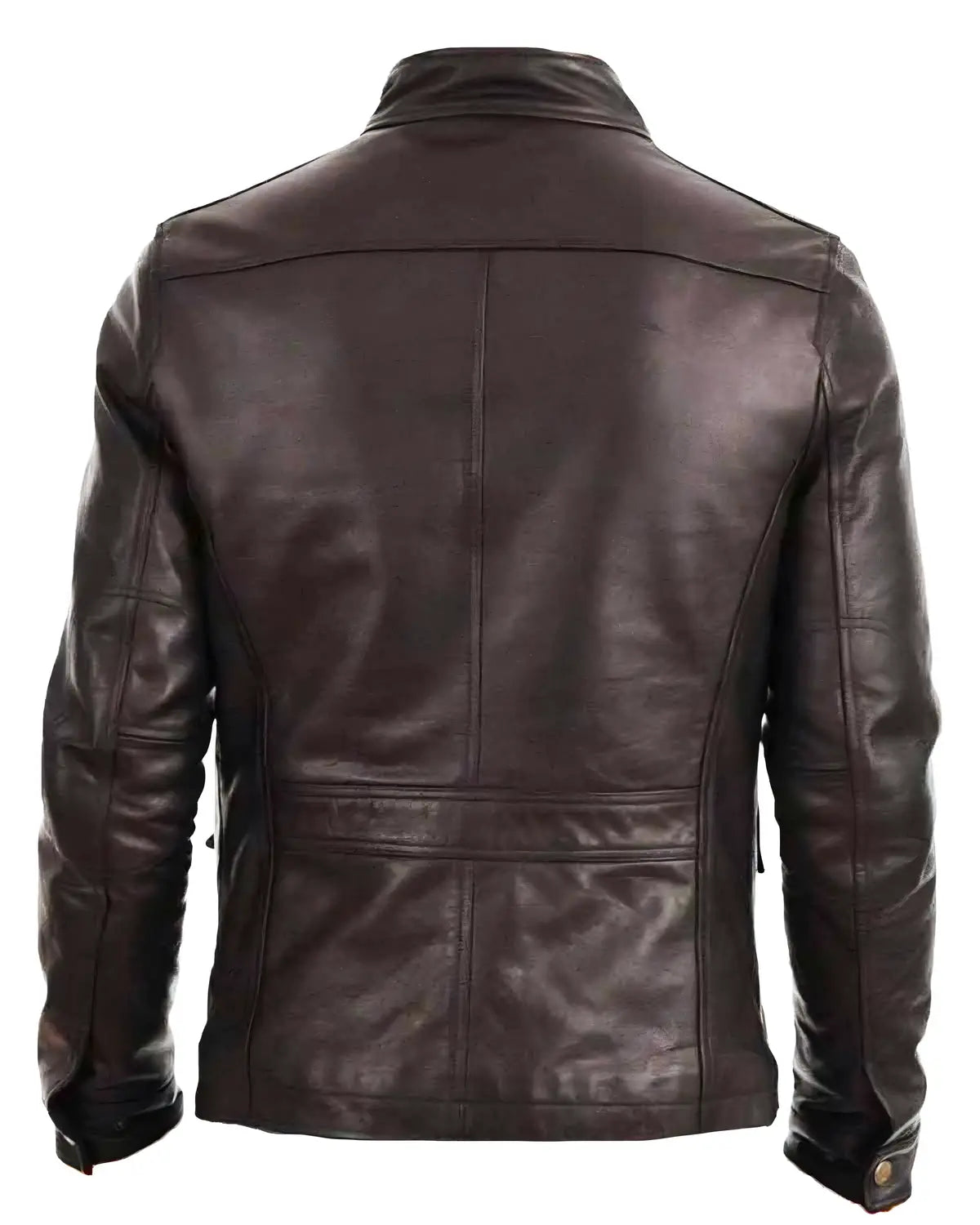 Mens Battleship Leather Biker Jacket | Elite Jacket