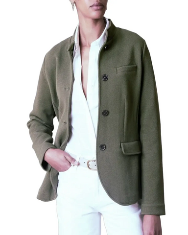 Womens Olive Green Blazer