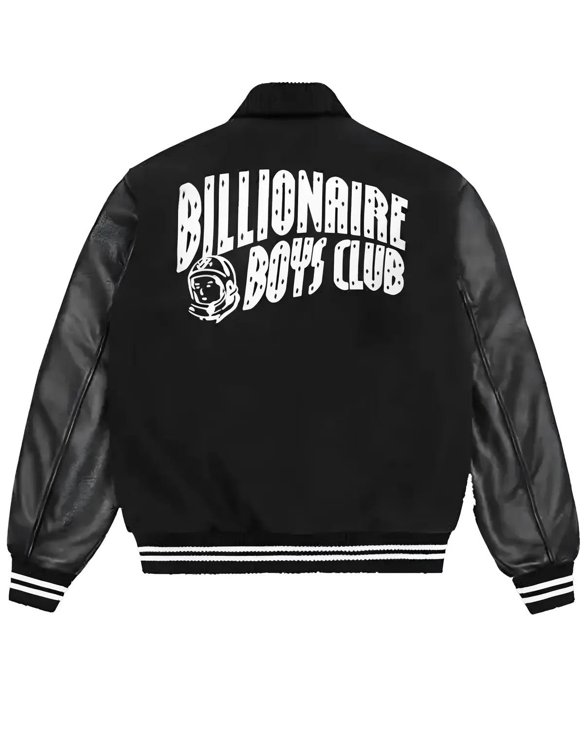 Mens Astro Billionaire Boys Club Black Leather Jacket 