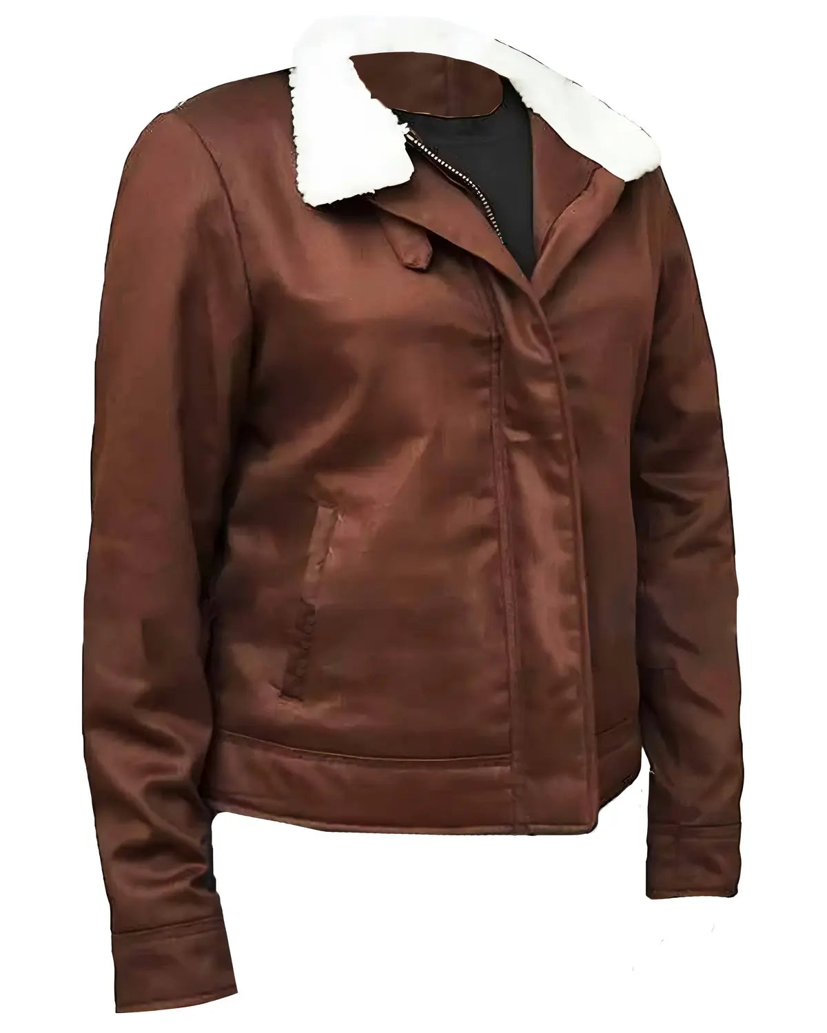  Gilmore Girls TV Series Rory Gilmore Brown Leather Jacket 