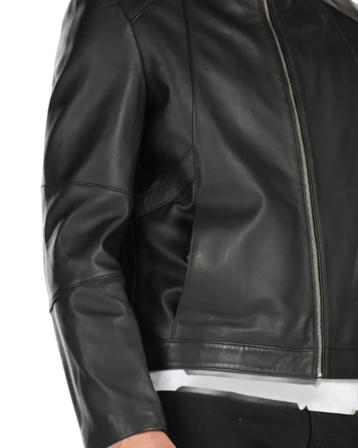 Mens Black Iconic Lambskin Leather Jacket | Elite Jacket