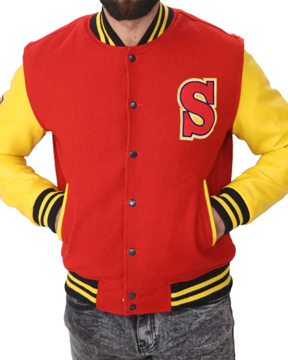 Mens Crows Smallville Tom Welling Varsity Jacket | Elite Jacket