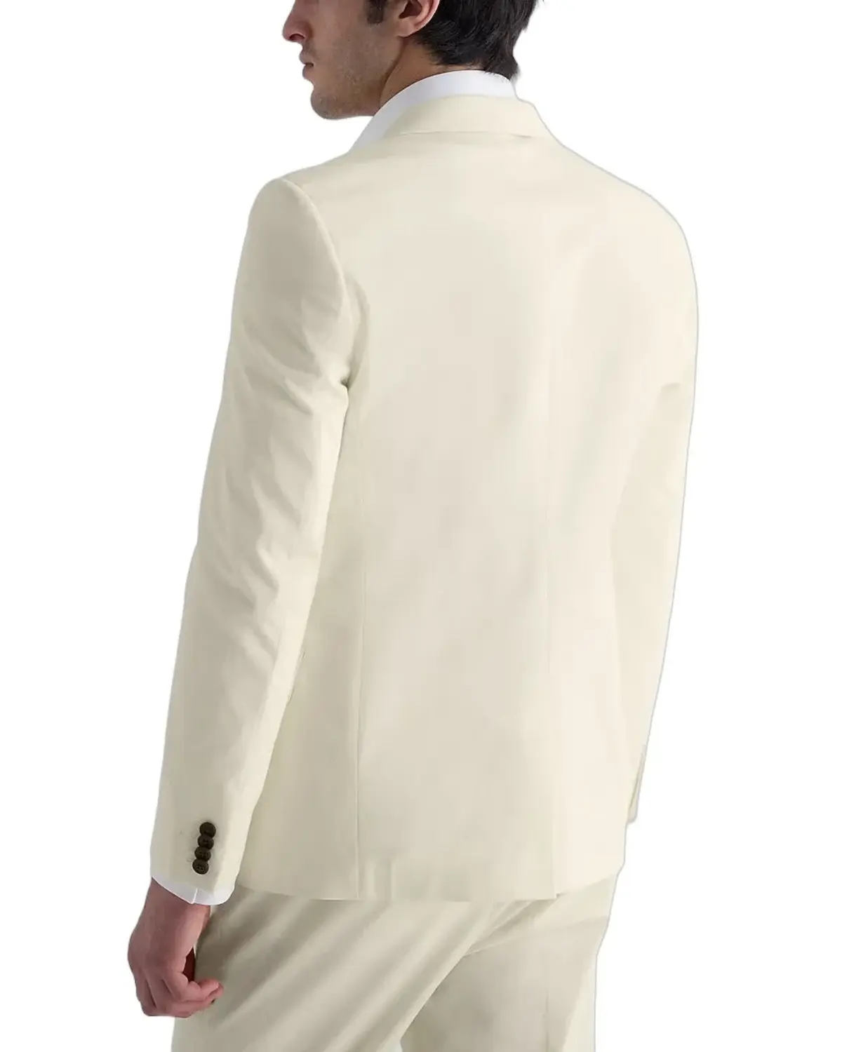 Mens Bright Off White Tuxedo Suit 