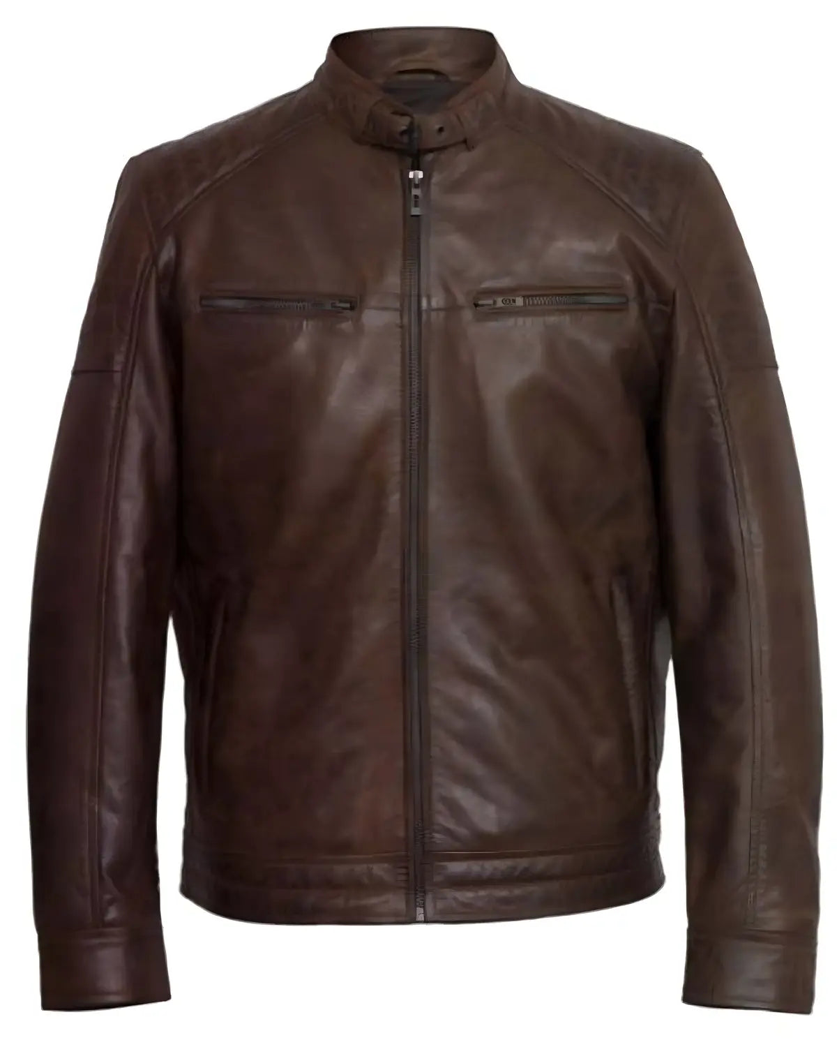 Mens Brown Leather Jacket With Fur | Elite Jacket