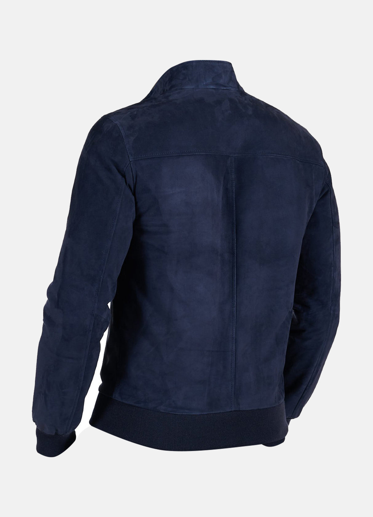 Mens Midnight Blue Suede Leather Jacket | Elite Jacket