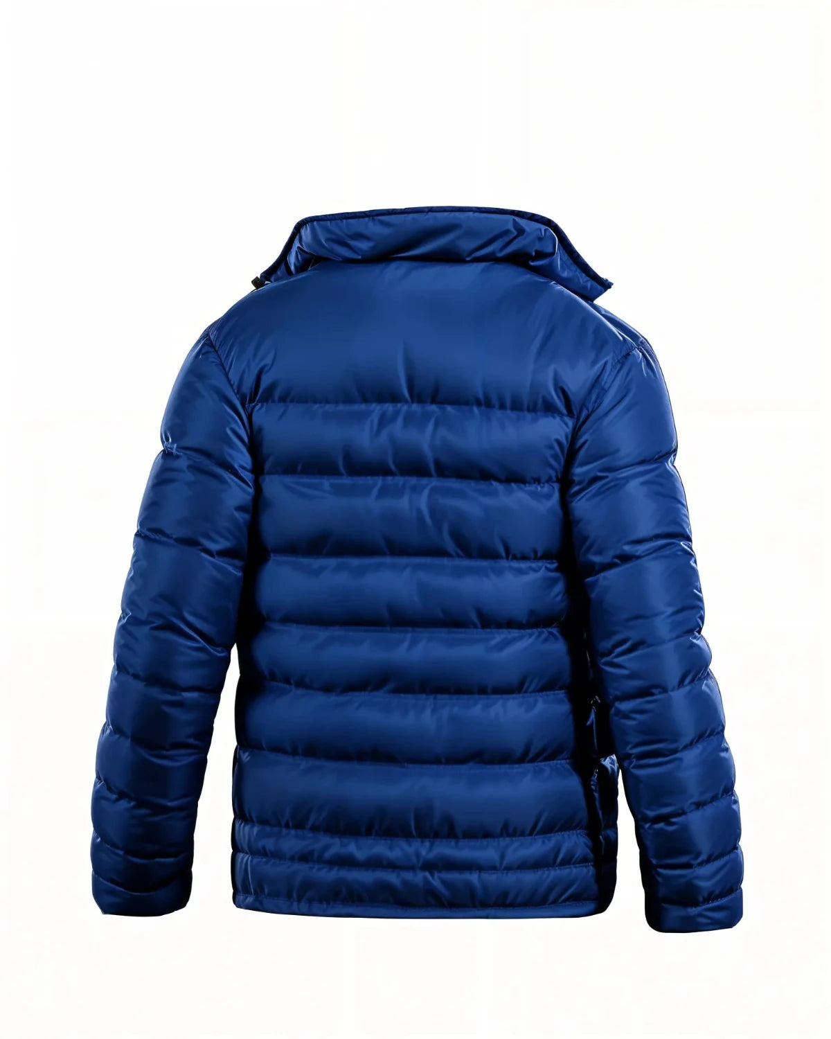 Elite Miles Morales Spider-Man PS4 Blue Puffer Hooded Jacket Back