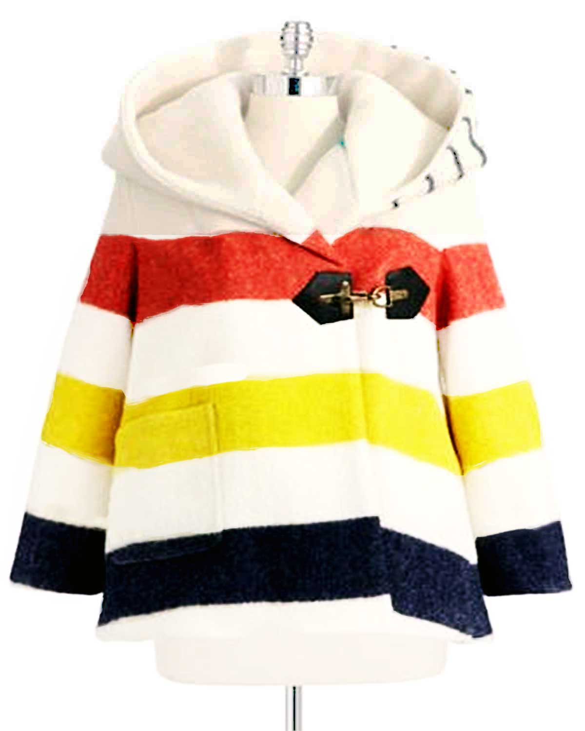 Womens Hudson Bay Wool Blanket Coat | Elite Jacket