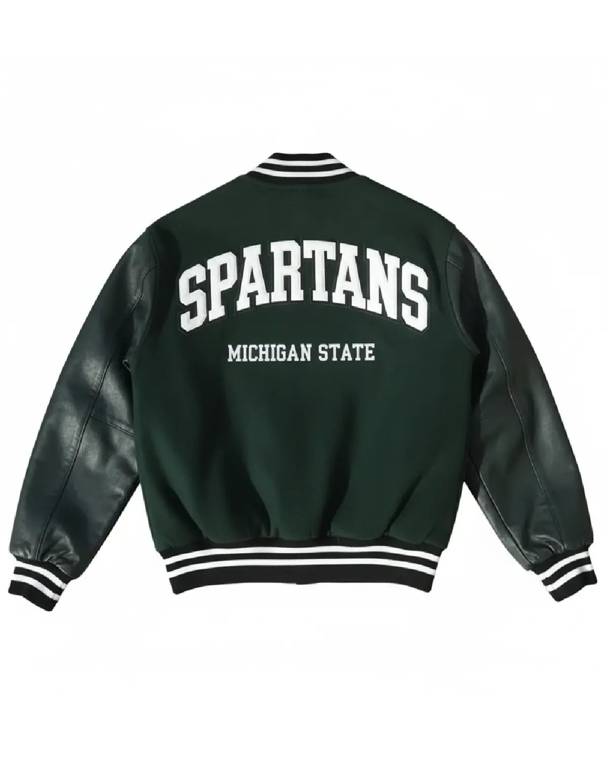 Michigan State Aliyah Moore Varsity Jacket Backside