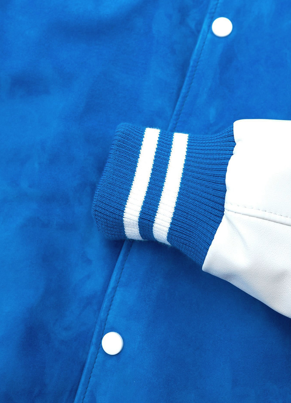 Mens Blue and White Varsity Jacket | Get Free Shipping!