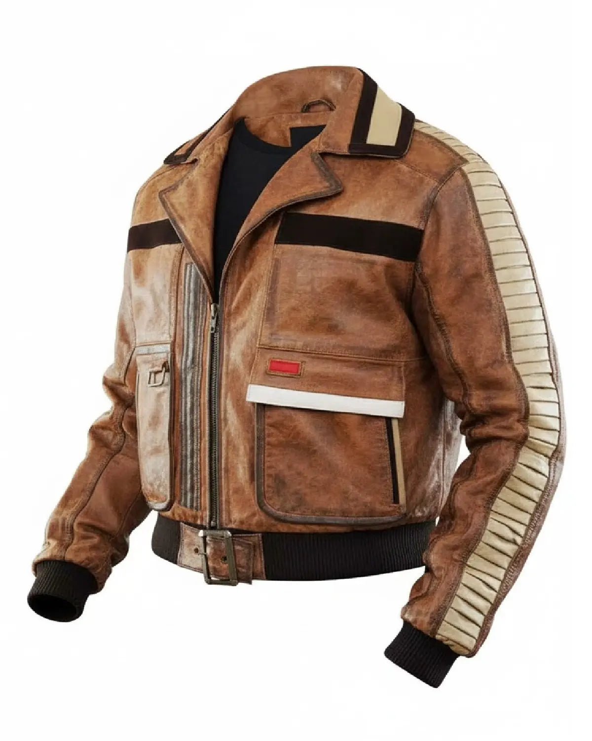 Star Wars Jedi Survivor Cal Kestis Leather Jacket Side