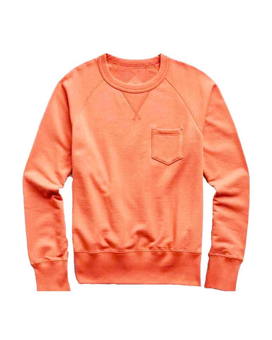 Mens Ted Lasso Orange Fleece Sweatshirt | Elite Jacket