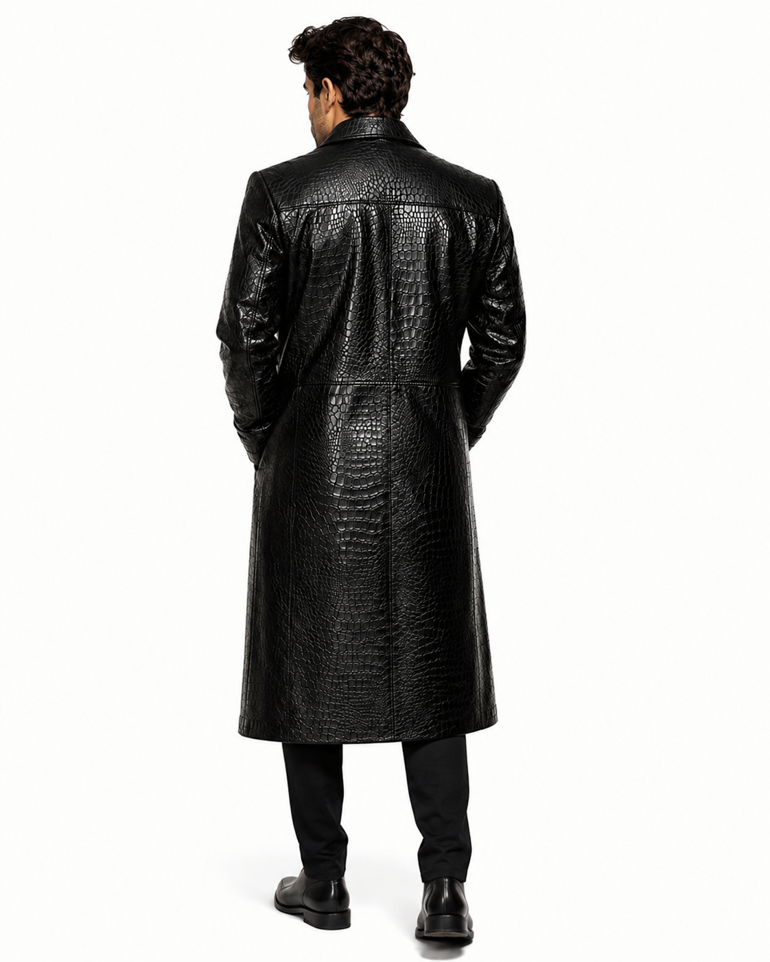 Morpheus Matrix Alligator Leather Coat | Elite Jacket
