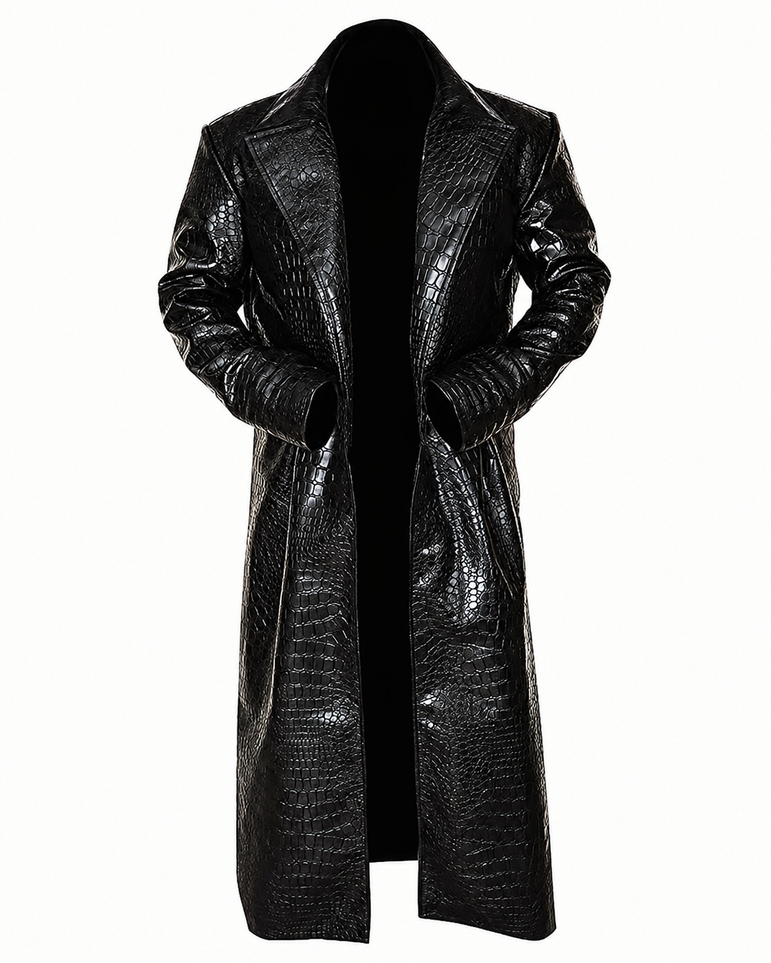 Morpheus Matrix Alligator Leather Coat | Elite Jacket