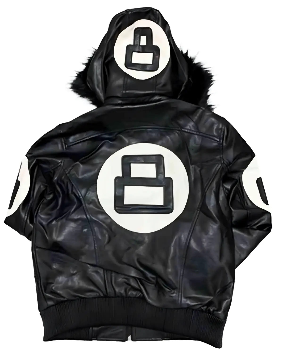 Mens Robert Phillipe Black 8 Ball Jacket | Elite Jacket