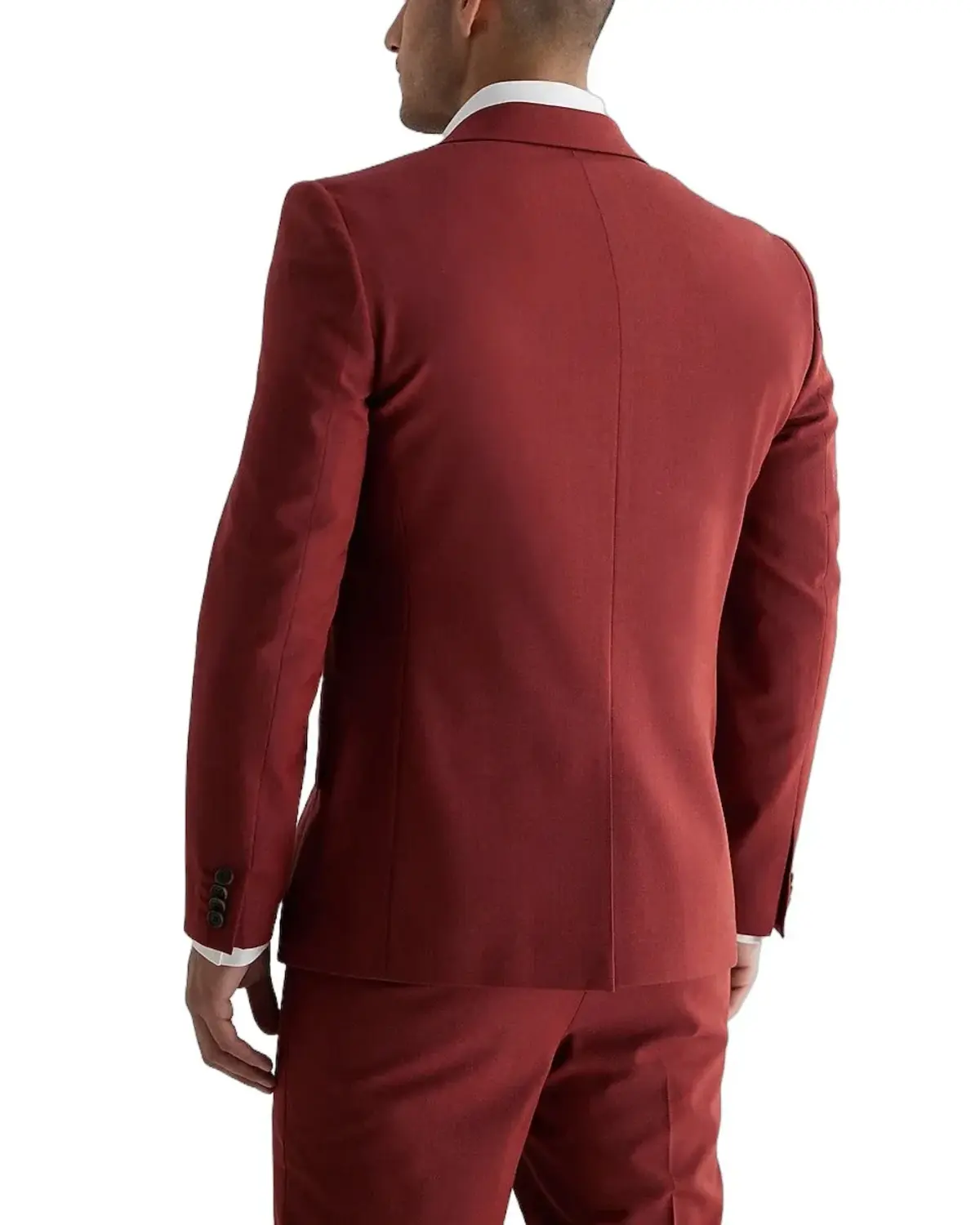 Mens Authentic Red Tuxedo Wool Suit | Elite Jacket