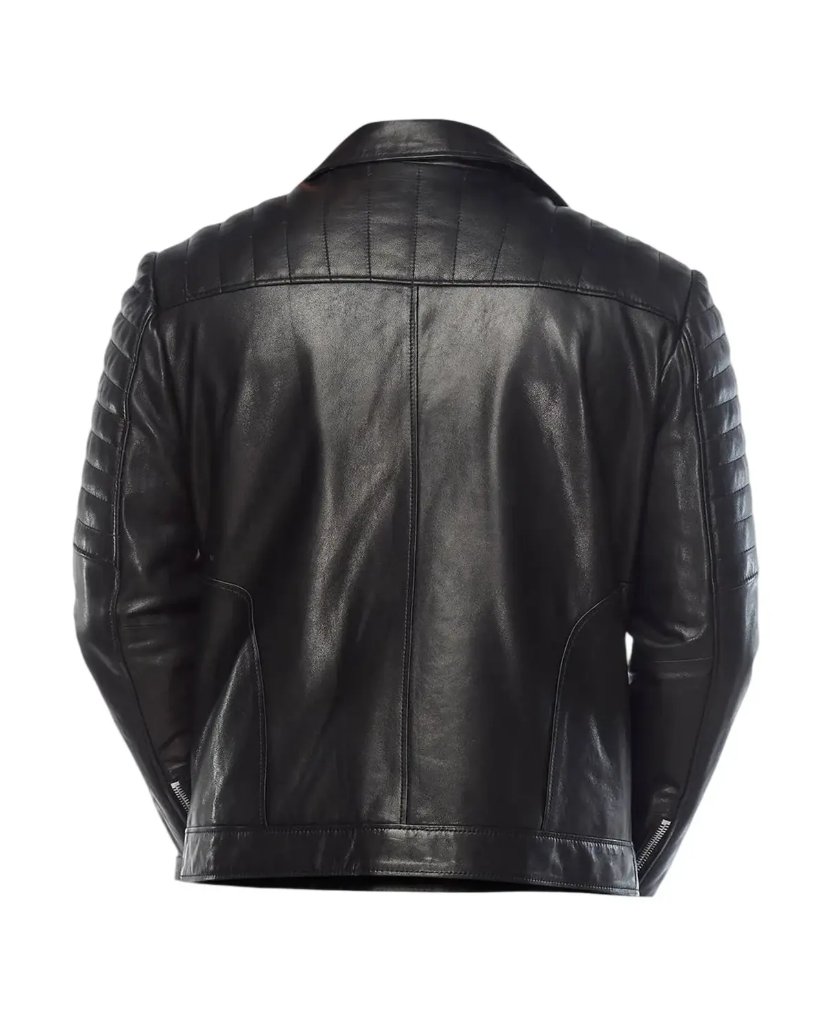 Mens Classic Black Biker Leather Jacket | Elite Jacket