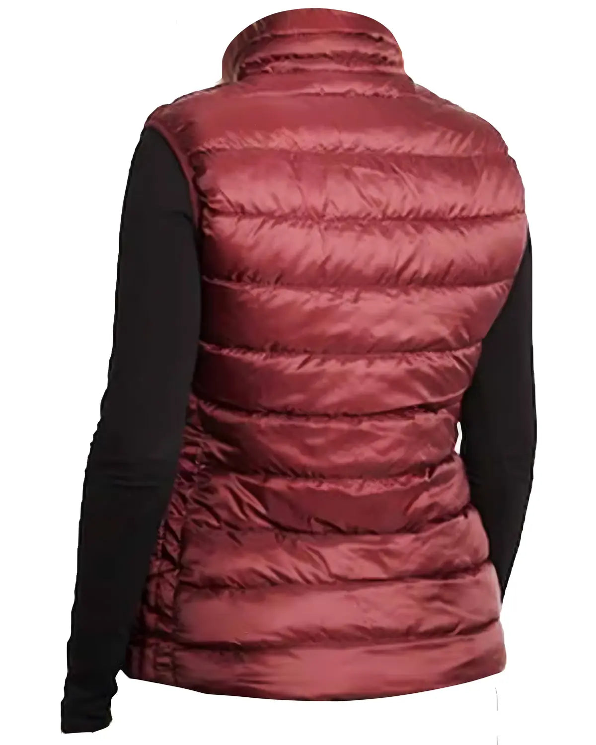 Virgin River Melinda Monroe Maroon Puffer Vest | Elite Jacket