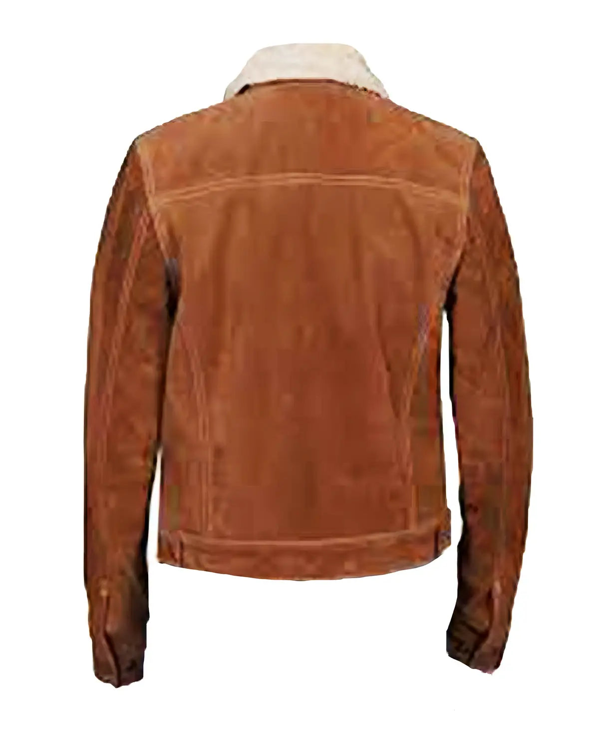 Emilija Baranac Fakes Movie Shearling Brown Suede Jacket