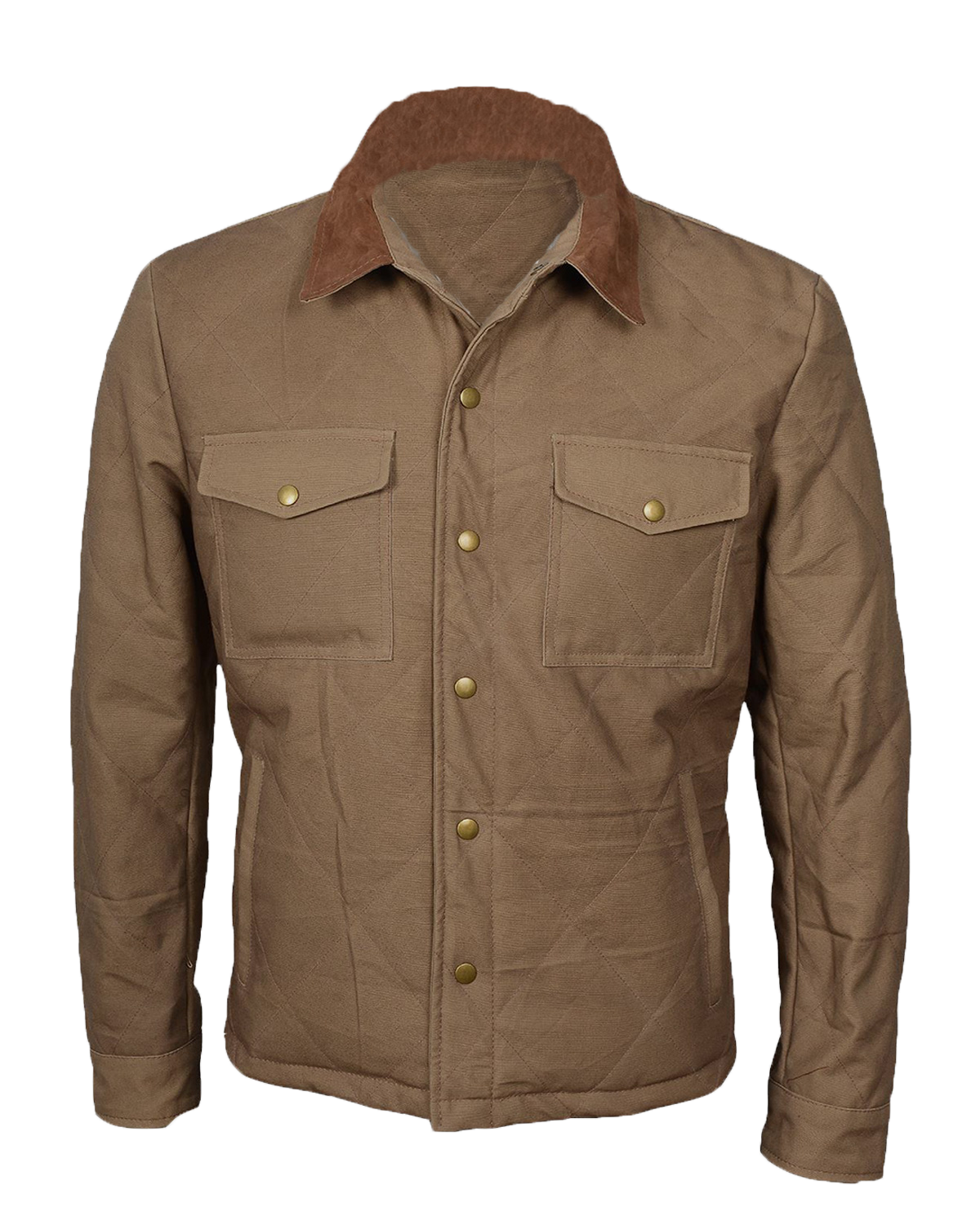Elite Yellowstone Western Style Waxed Cotton Quilted Jacket