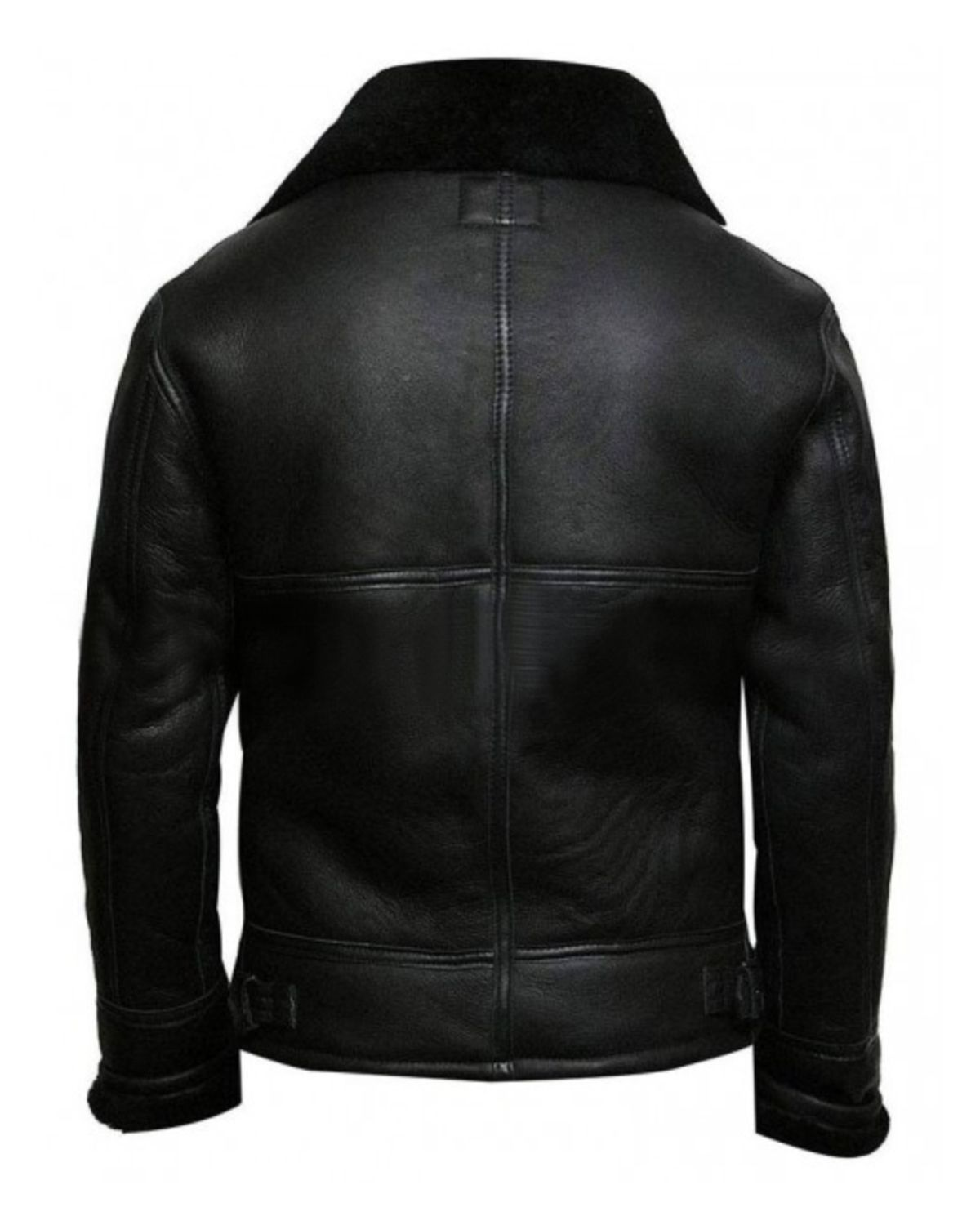 Fur Collar B3 Bomber RAF Avaitor Leather Jacket | Elite Jacket