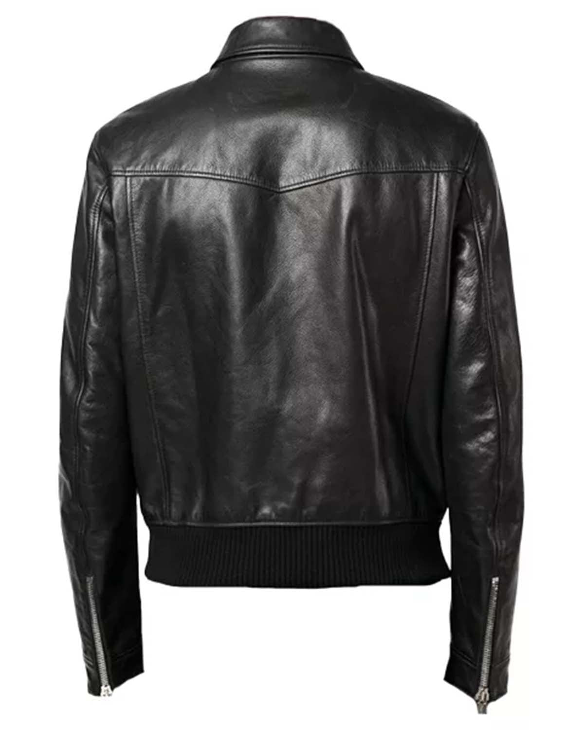 Elite Mens Classic Leather Biker Jacket