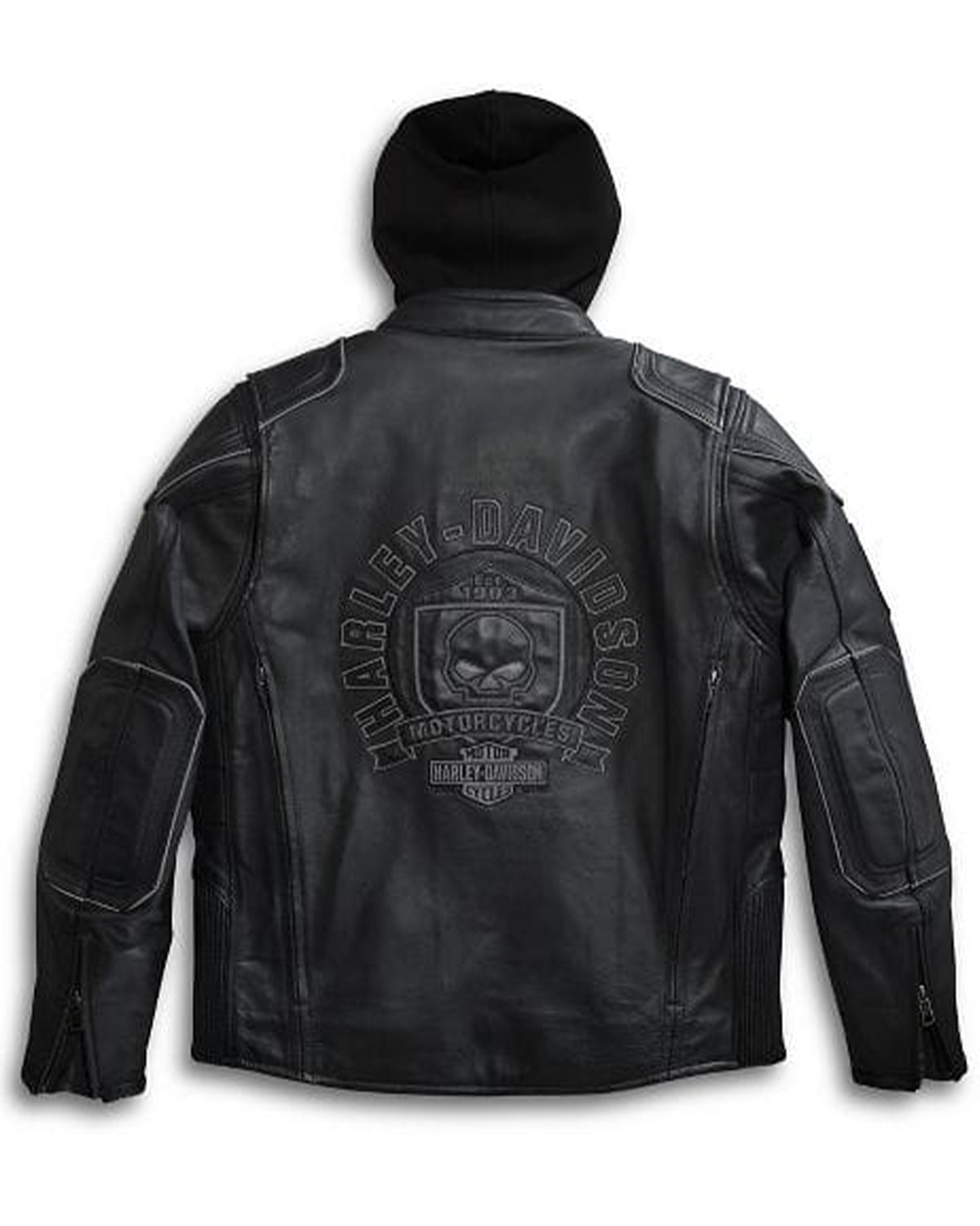 Harley Davidson Aurora Willie G Skull Leather Jacket – Elite Jacket