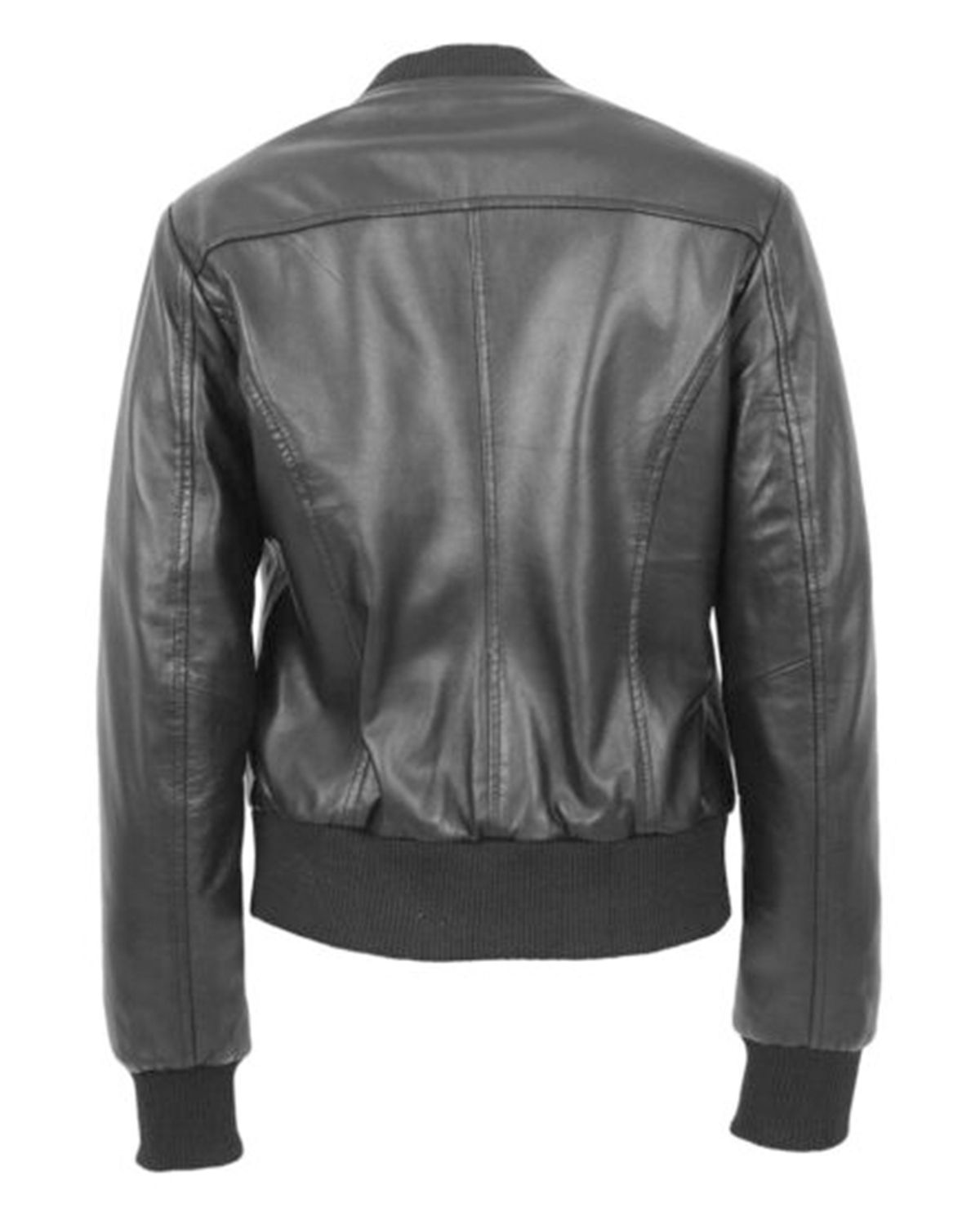 Black Stylish Bomber Leather Jacket | Elite Jacket