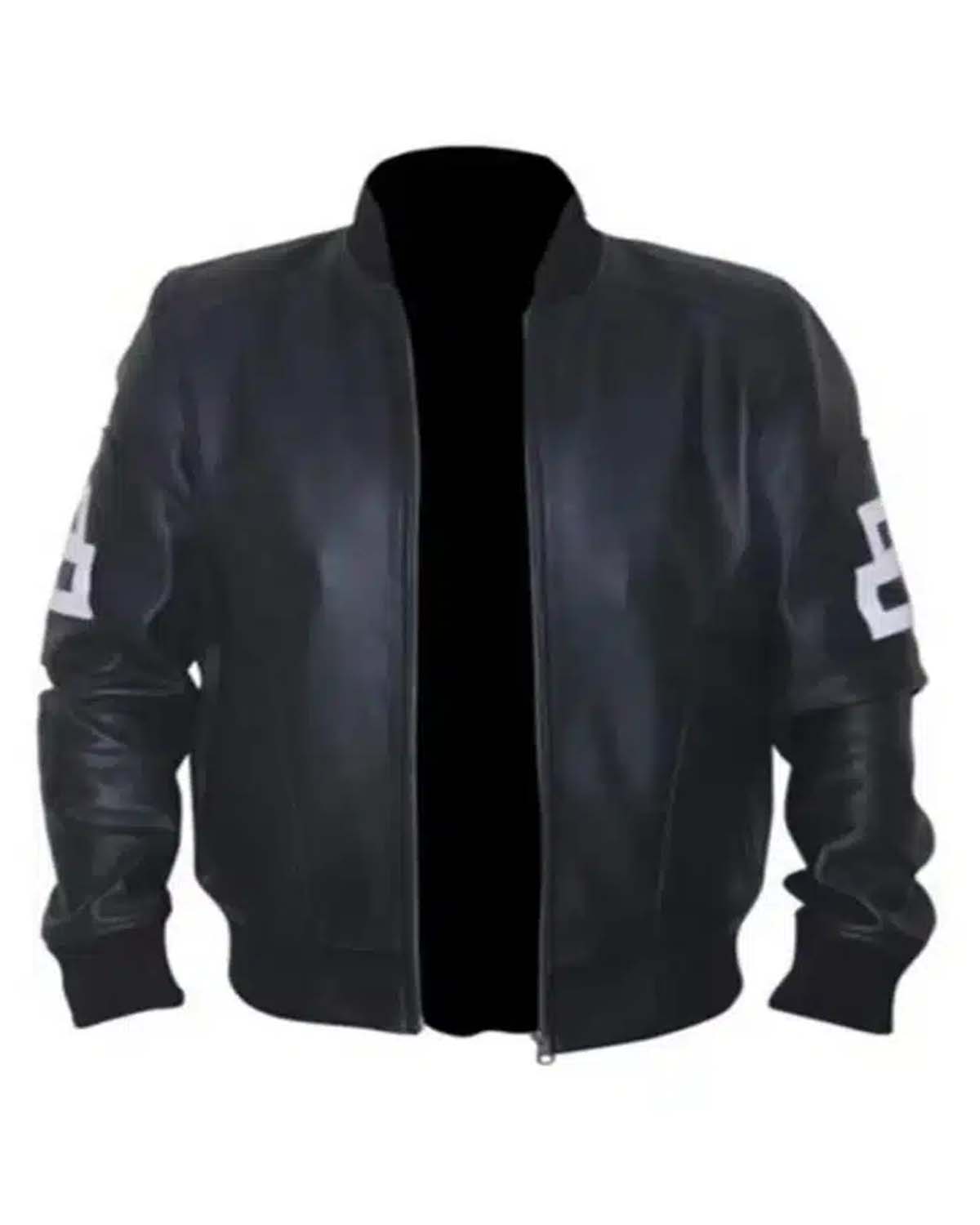 8 Ball Leather Bomber Jacket | Elite Jacket